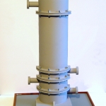 Модель реактора для утилизации опасных химических отходов