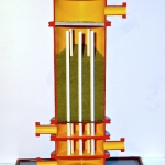 Модель реактора для утилизации опасных химических отходов